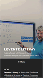 Mobile Screenshot of levente.littvay.hu